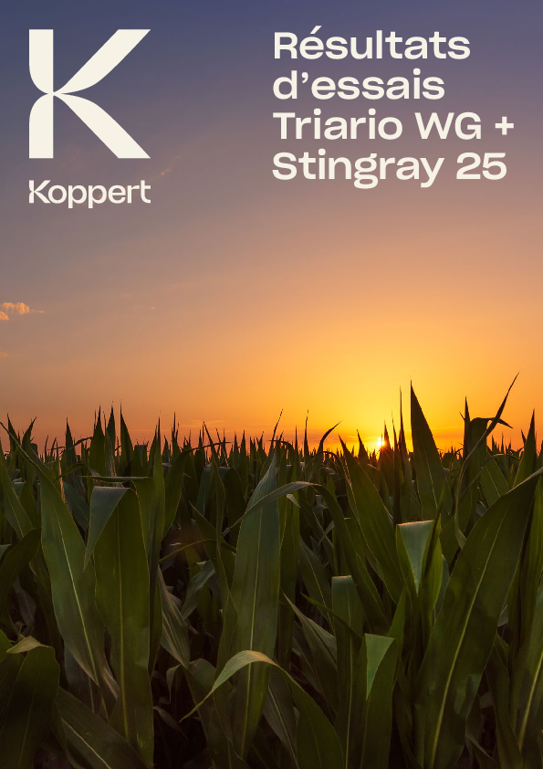 Résultats d’essais Triario WG + Stingray 25